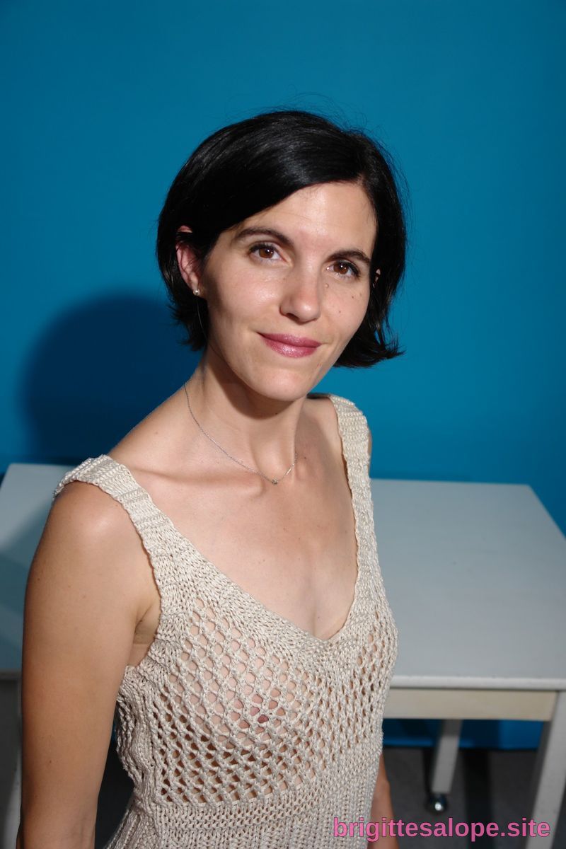 Portrait en bleu — Brigitte la Salope