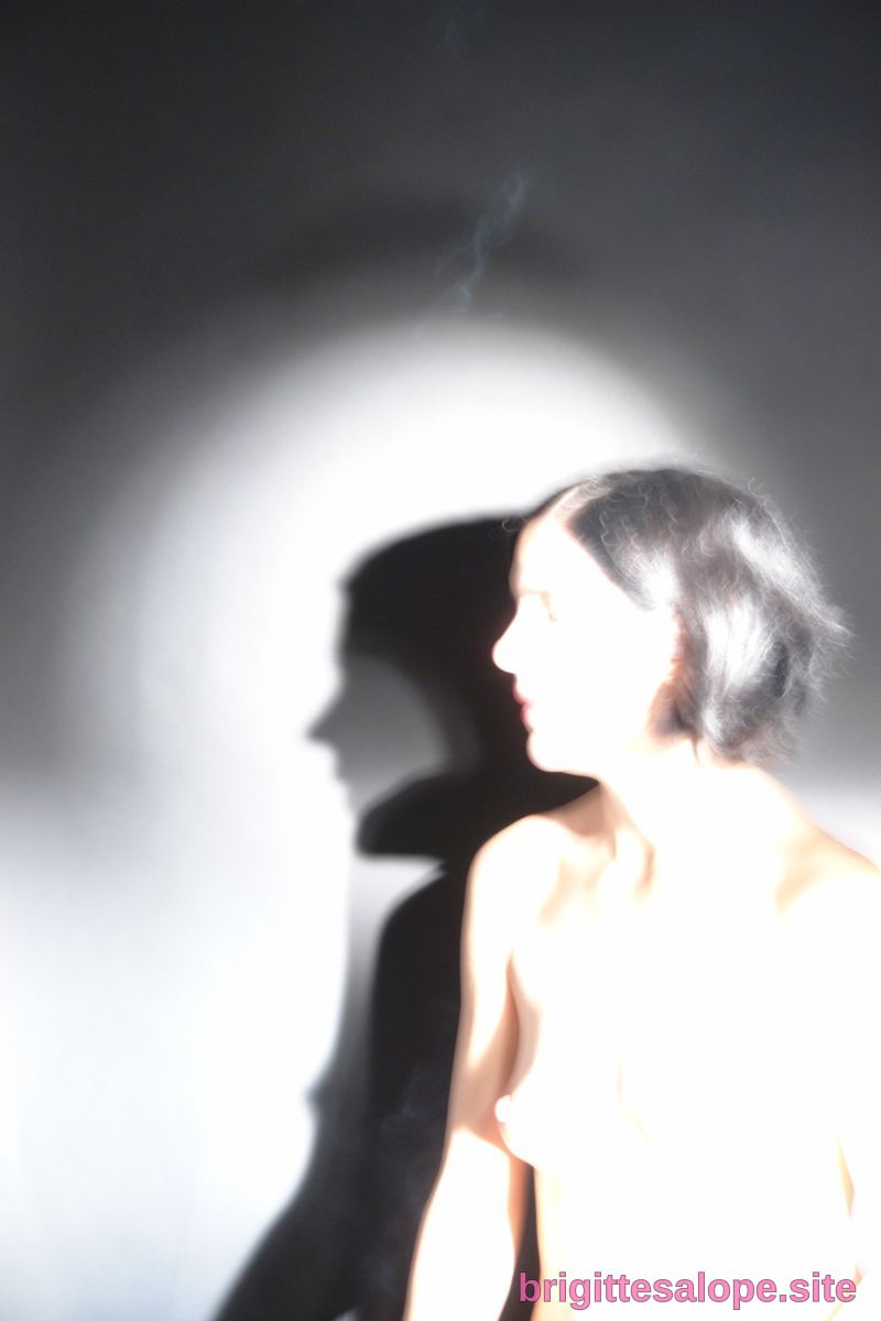 Silhouette en lumière blanche — Brigitte la Salope