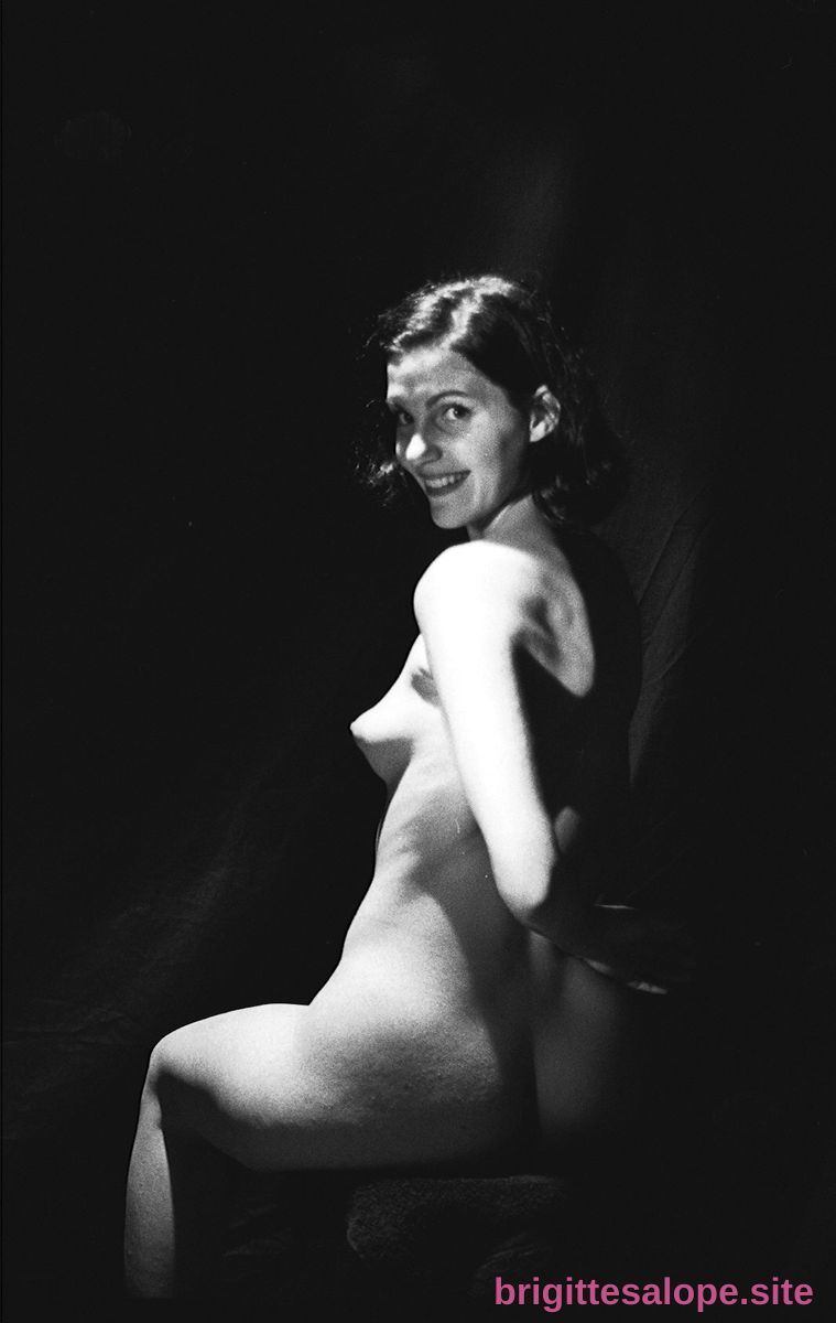 Portrait noir et blanc (photo 2434) — Brigitte la Salope