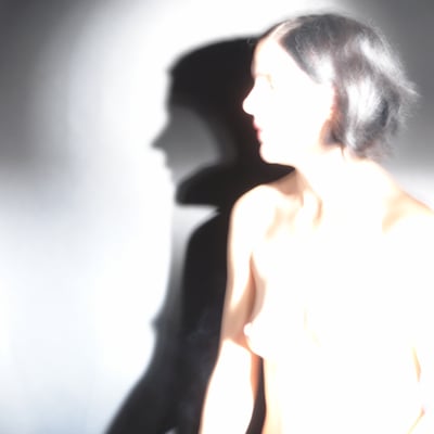 Silhouette en lumière blanche — Brigitte la Salope