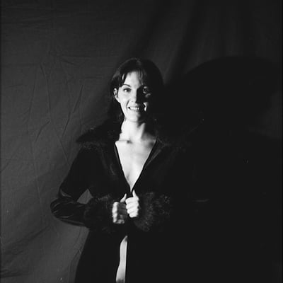 Portrait noir et blanc (photo 2339) — Brigitte la Salope