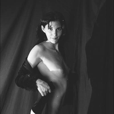 Nu en noir et blanc (photo 2368) — Brigitte la Salope