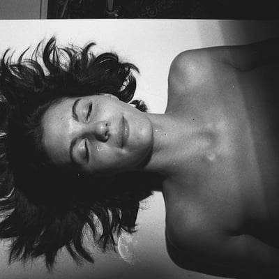 Portrait noir et blanc (photo 2398) — Brigitte la Salope