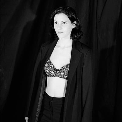 Portrait noir et blanc (photo 2408) — Brigitte la Salope