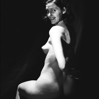 Portrait noir et blanc (photo 2434) — Brigitte la Salope