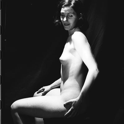 Nu en noir et blanc (photo 2435) — Brigitte la Salope