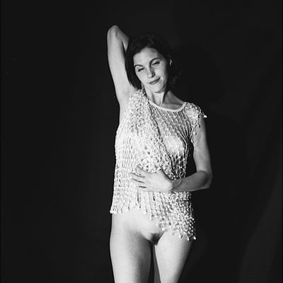 Portrait noir et blanc (photo 2481) — Brigitte la Salope
