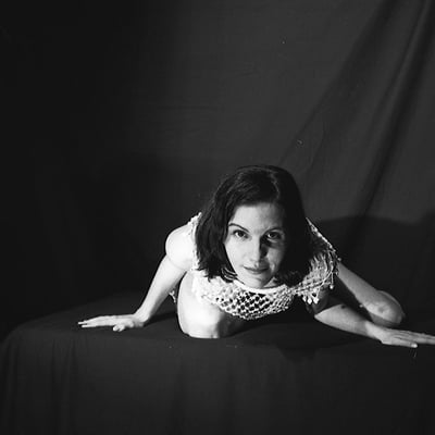 Portrait noir et blanc (photo 2500) — Brigitte la Salope