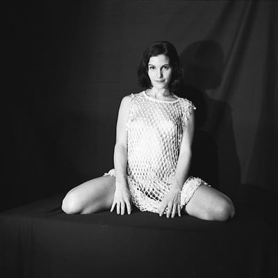 Portrait noir et blanc (photo 2501) — Brigitte la Salope