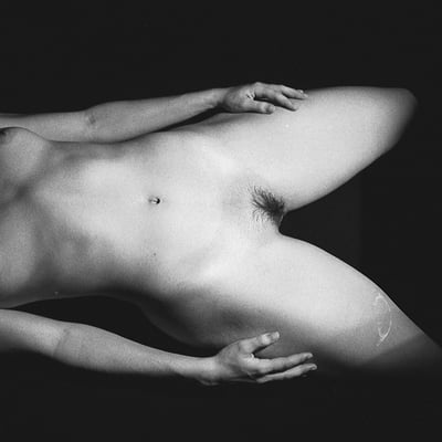 Nude femme lumineuse — Brigitte la Salope